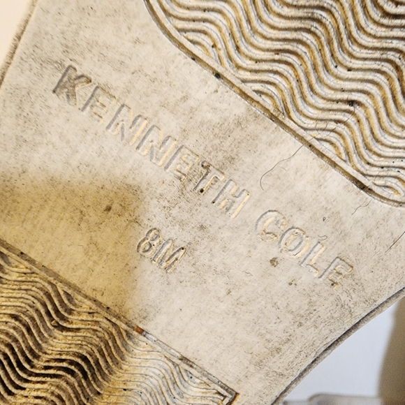 KENNETH COLE Abbey Women's White Floral Embroid Leather  Casual Sneakers size 8M - Picture 6 of 13